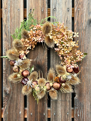 Chardons et marrons - Ø 35 cm